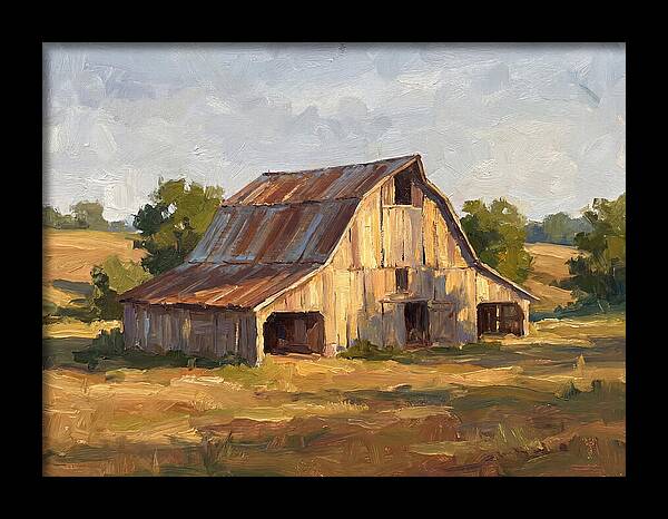 Rustic Barn Under Soft Light