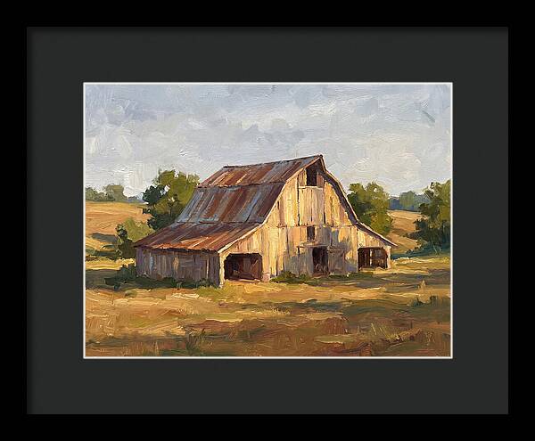 Rustic Barn Under Soft Light