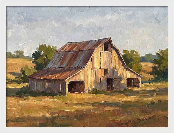 Rustic Barn Under Soft Light
