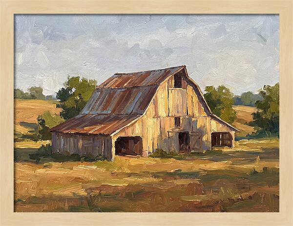 Rustic Barn Under Soft Light