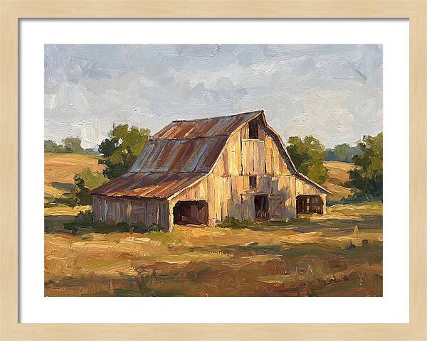 Rustic Barn Under Soft Light