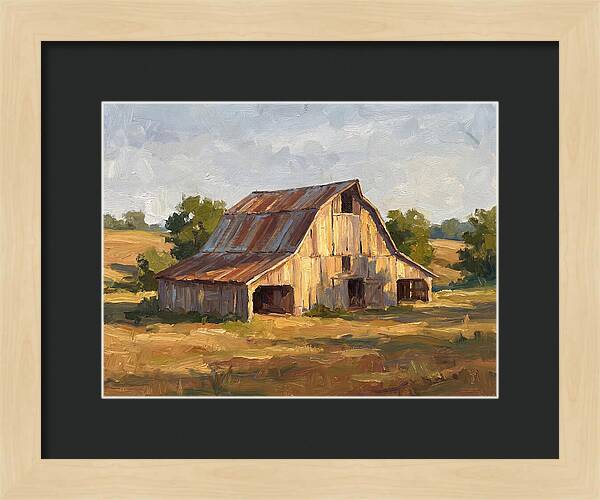 Rustic Barn Under Soft Light