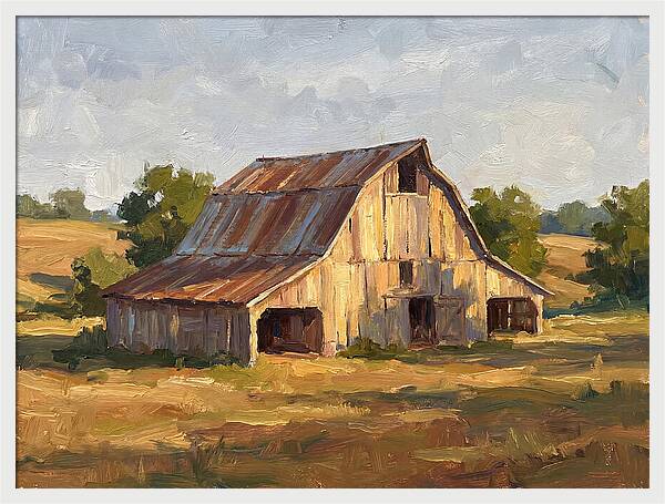 Rustic Barn Under Soft Light