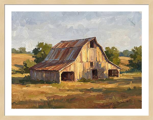 Rustic Barn Under Soft Light