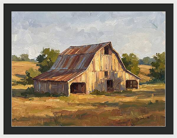 Rustic Barn Under Soft Light