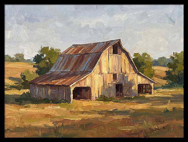 Rustic Barn Under Soft Light