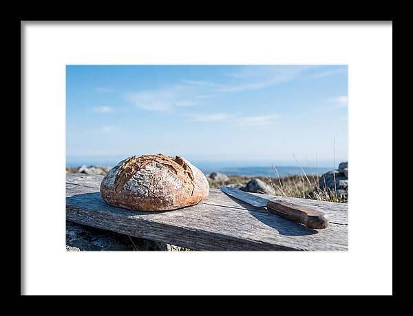 Rustic Bread Loaf On A Table