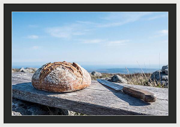 Rustic Bread Loaf On A Table