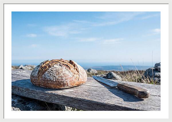 Rustic Bread Loaf On A Table
