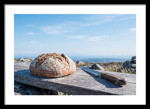 Rustic Bread Loaf On A Table