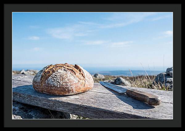 Rustic Bread Loaf On A Table