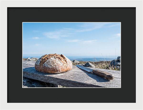 Rustic Bread Loaf On A Table