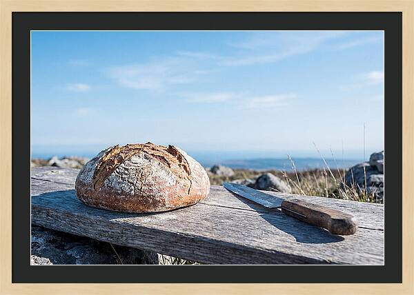 Rustic Bread Loaf On A Table