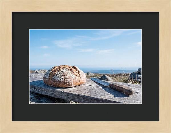 Rustic Bread Loaf On A Table