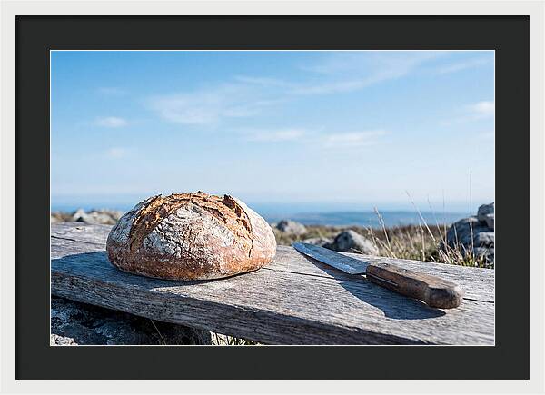 Rustic Bread Loaf On A Table
