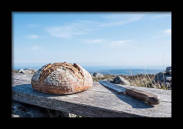 Rustic Bread Loaf On A Table