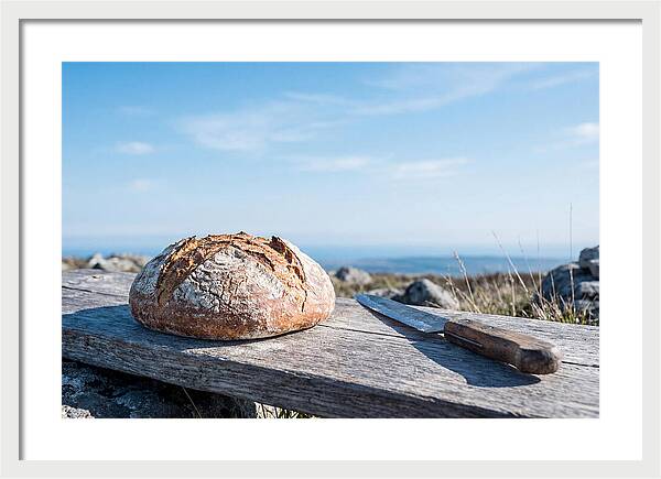 Rustic Bread Loaf On A Table