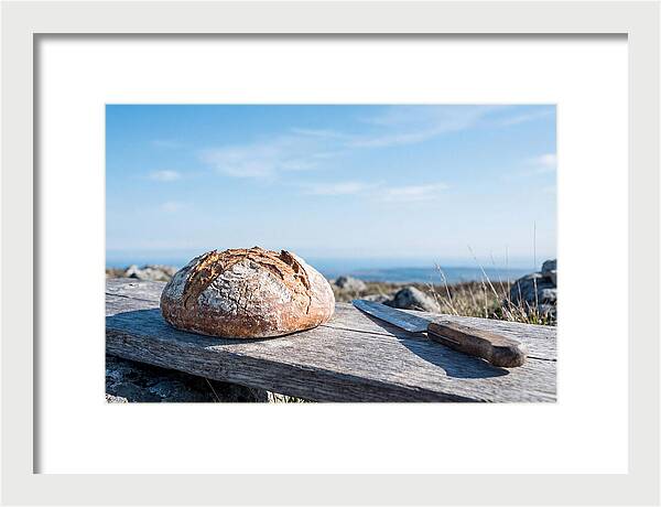 Rustic Bread Loaf On A Table