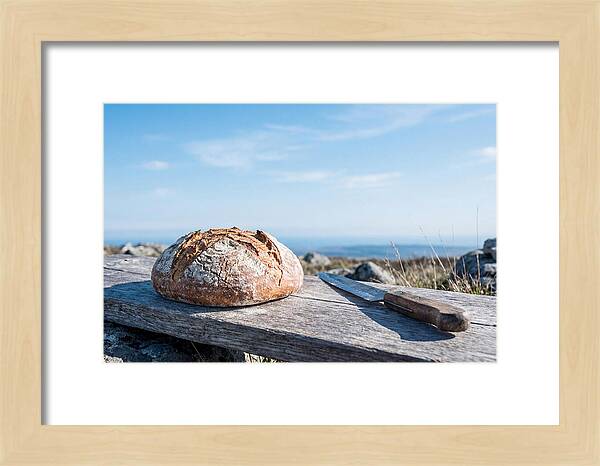 Rustic Bread Loaf On A Table