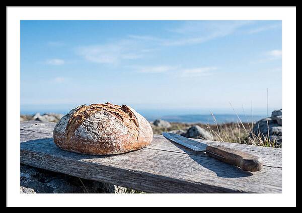 Rustic Bread Loaf On A Table