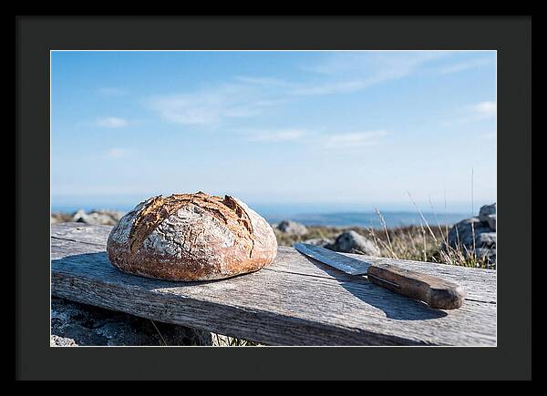 Rustic Bread Loaf On A Table
