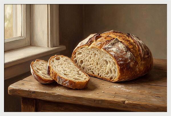 Rustic Bread Still Life