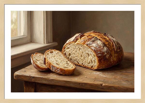 Rustic Bread Still Life
