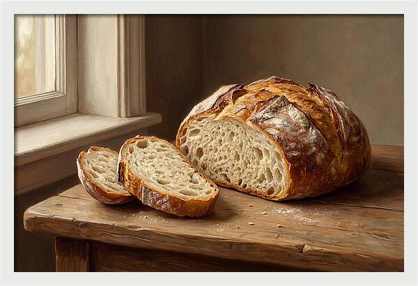 Rustic Bread Still Life