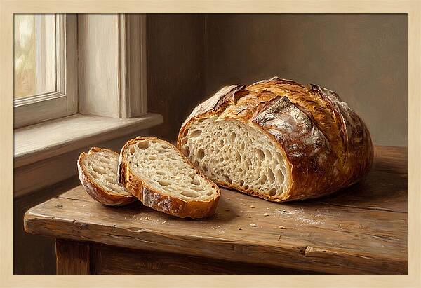 Rustic Bread Still Life