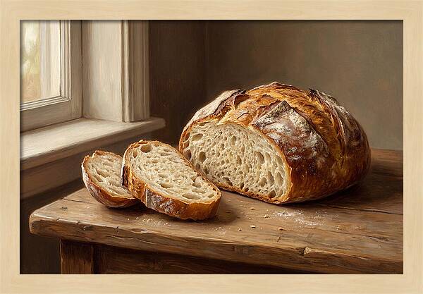 Rustic Bread Still Life