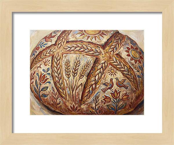Rustic Bread With Folk Art