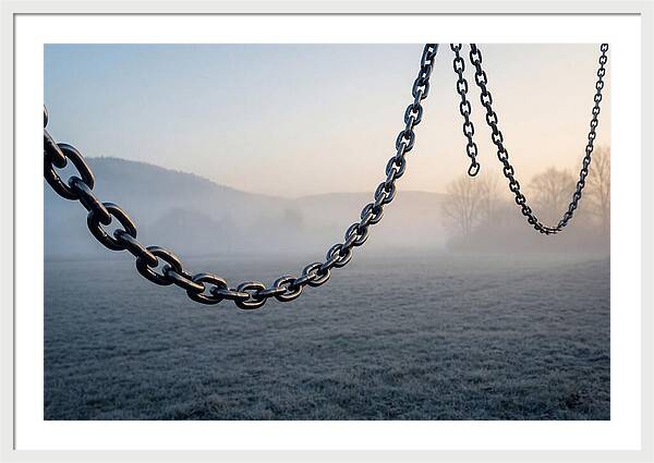 Rustic Chains In The Mist