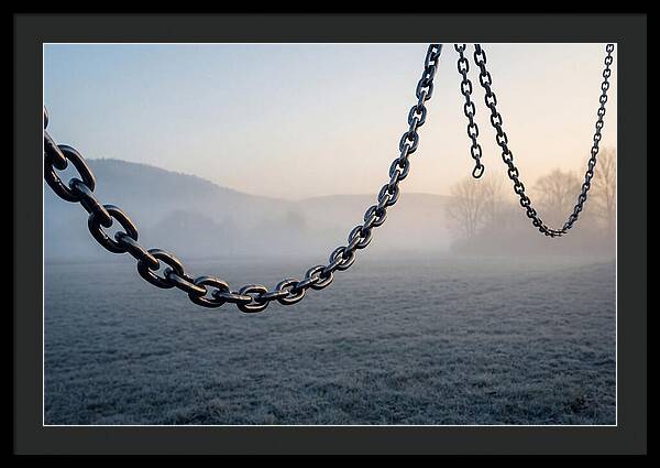 Rustic Chains In The Mist