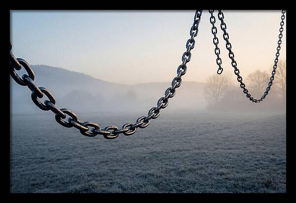 Rustic Chains In The Mist