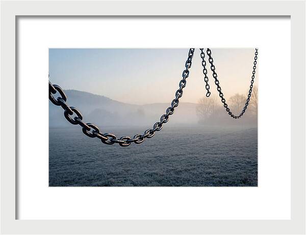 Rustic Chains In The Mist