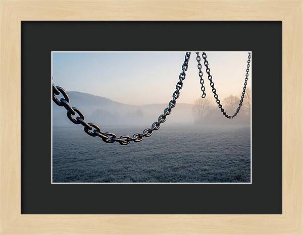 Rustic Chains In The Mist