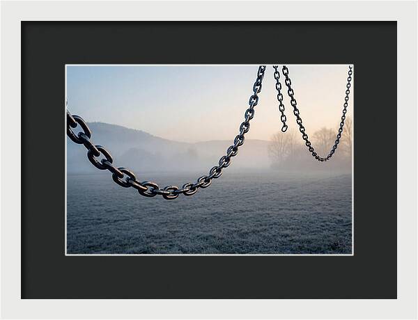 Rustic Chains In The Mist