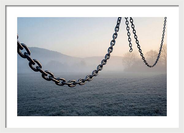 Rustic Chains In The Mist