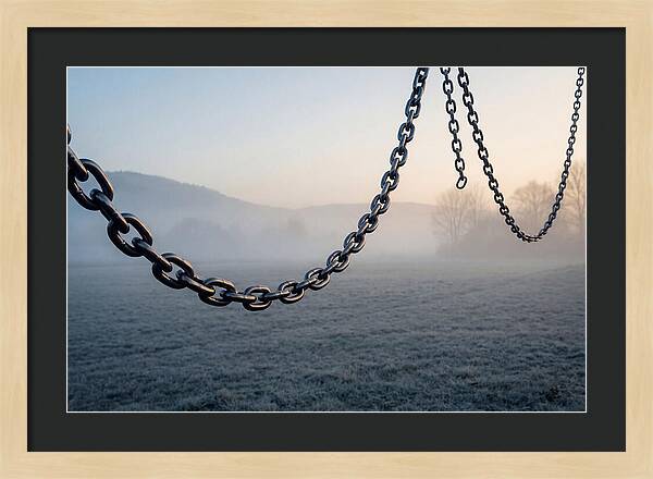 Rustic Chains In The Mist