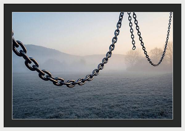 Rustic Chains In The Mist