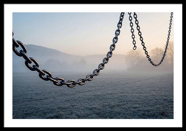 Rustic Chains In The Mist