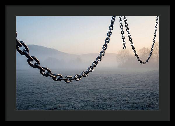 Rustic Chains In The Mist