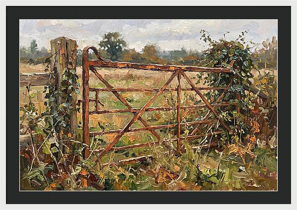 Rustic Charm Of A Forgotten Gate