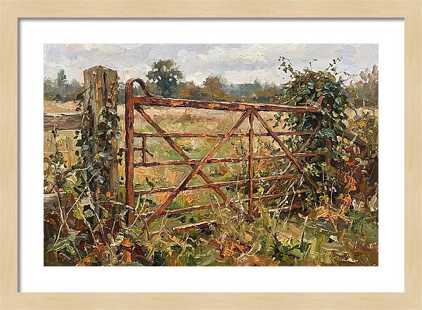 Rustic Charm Of A Forgotten Gate