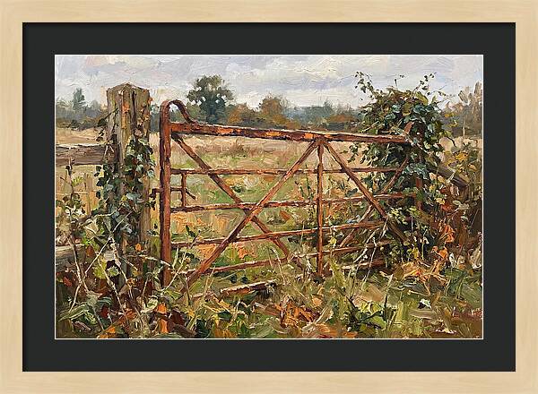 Rustic Charm Of A Forgotten Gate