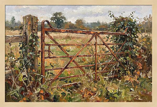 Rustic Charm Of A Forgotten Gate