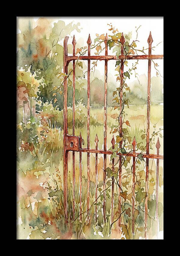Rustic Charm Of A Gate