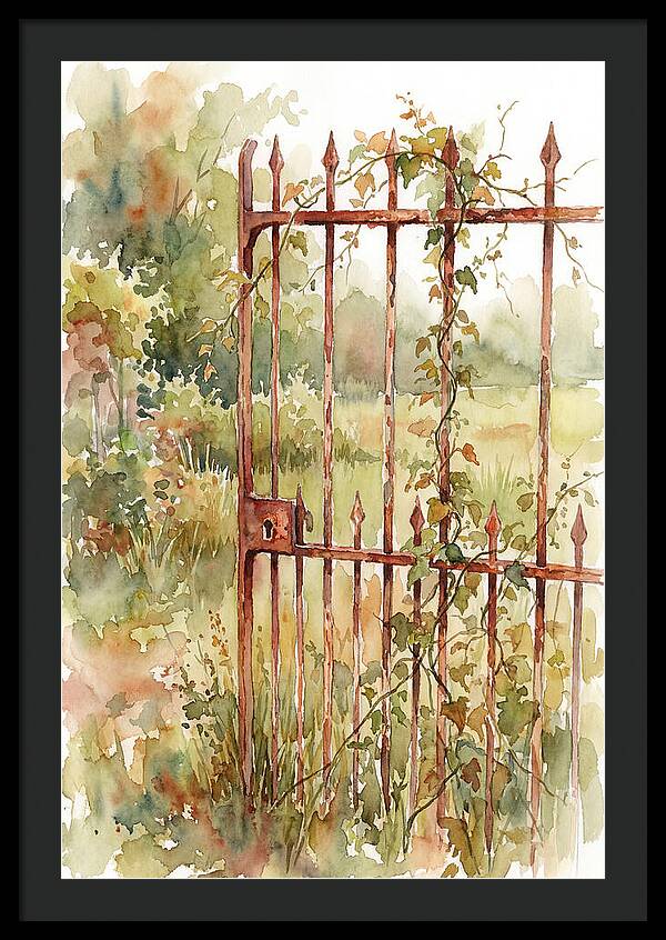 Rustic Charm Of A Gate