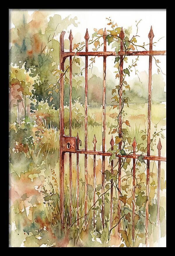Rustic Charm Of A Gate