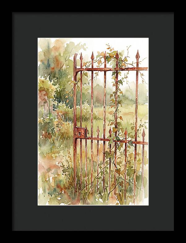 Rustic Charm Of A Gate